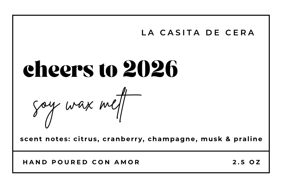 Cheers to 2026 Wax Melt