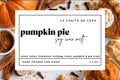 pumpkin pie wax melt