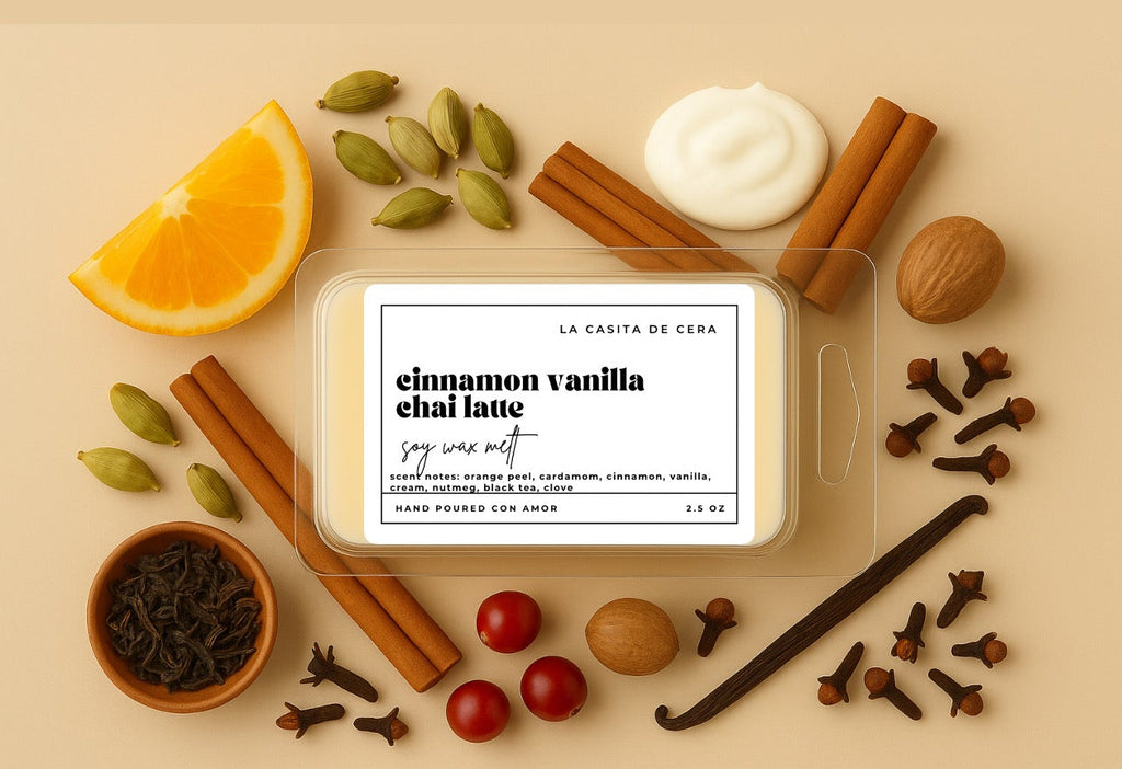 Cinnamon Vanilla Chai Latte Soy Wax Melt