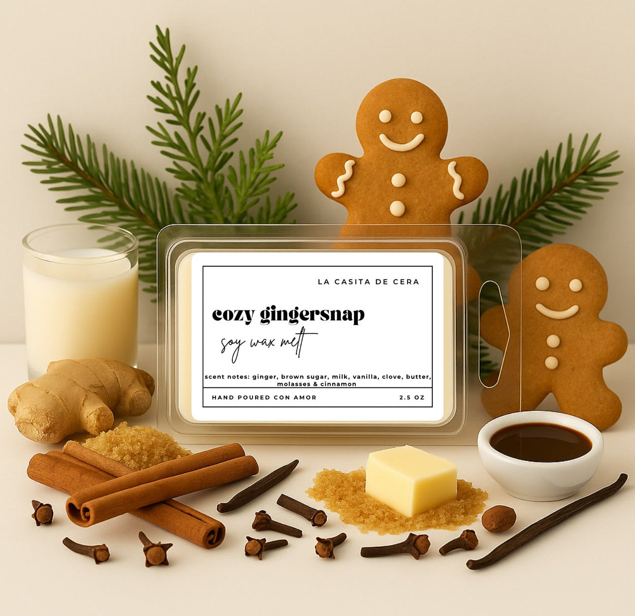 Cozy Gingersnap Wax Melt