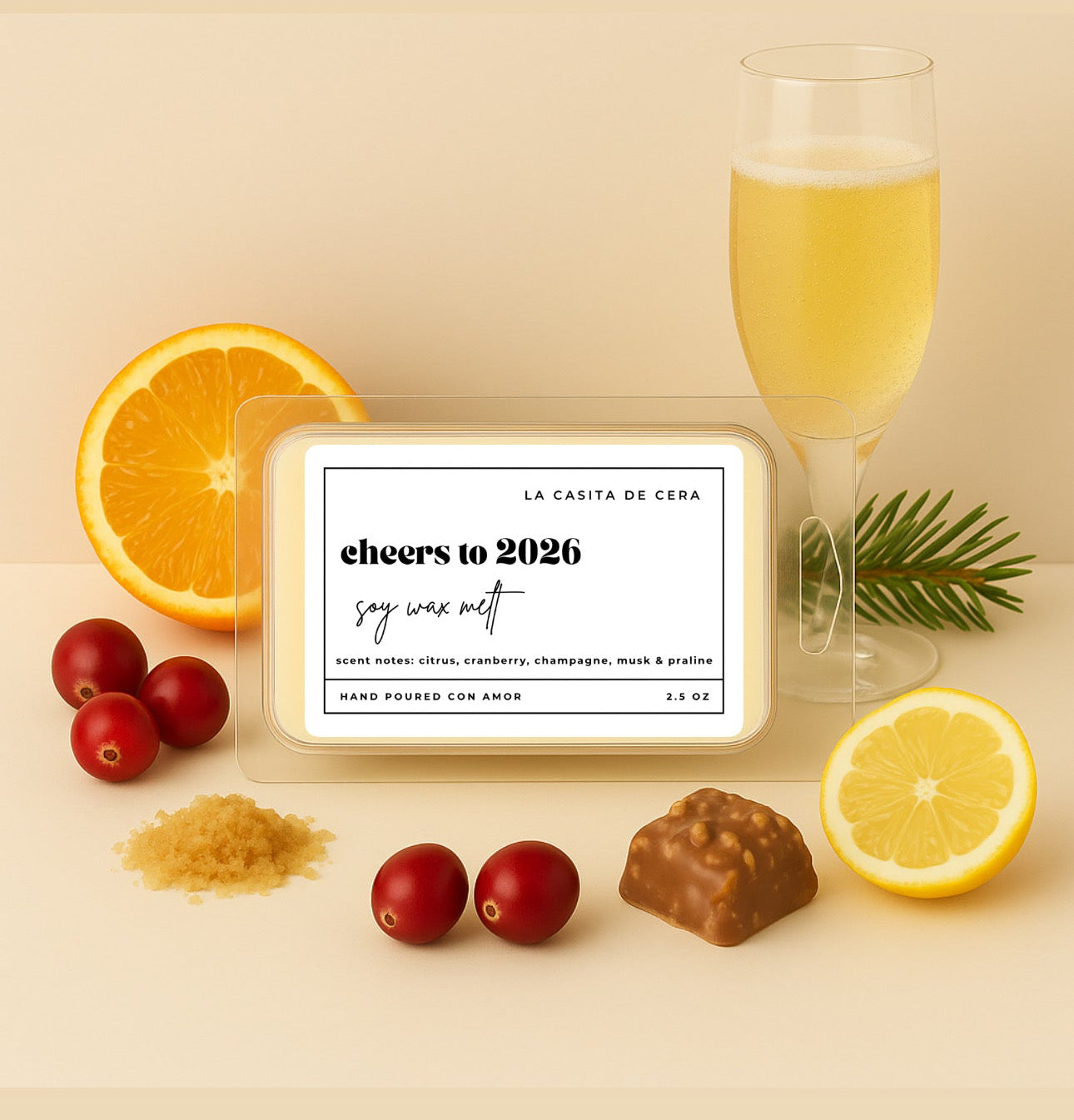 Cheers to 2026 Wax Melt