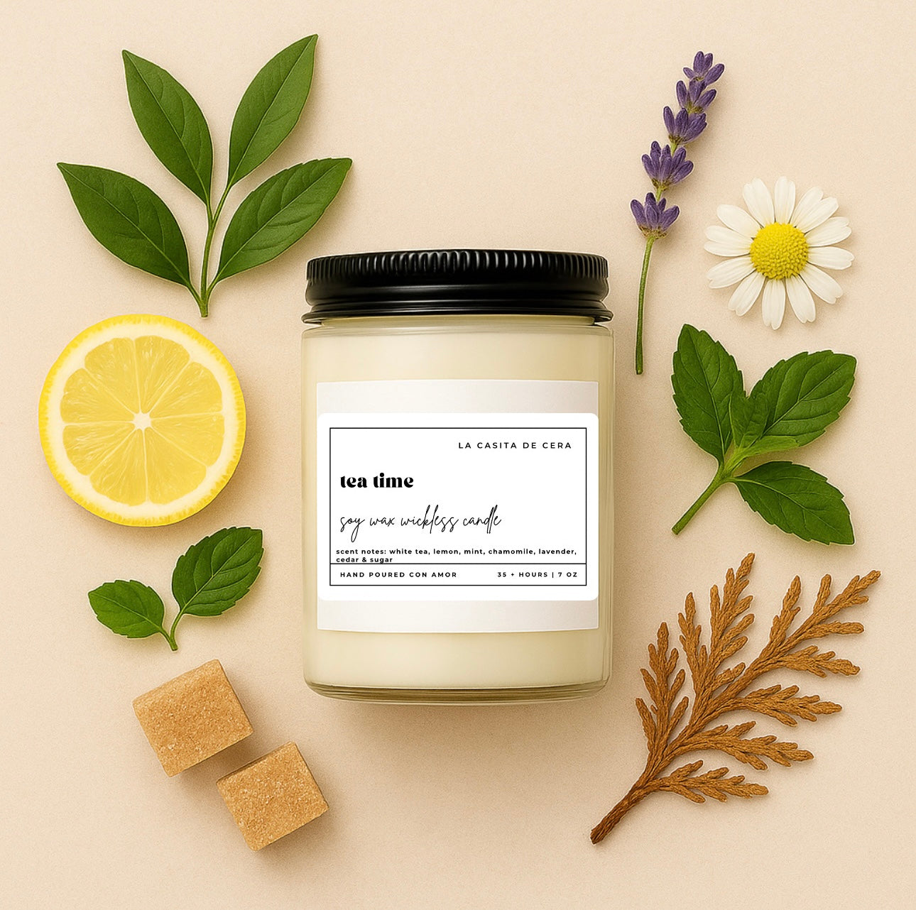 Tea Time Wick-less Candle