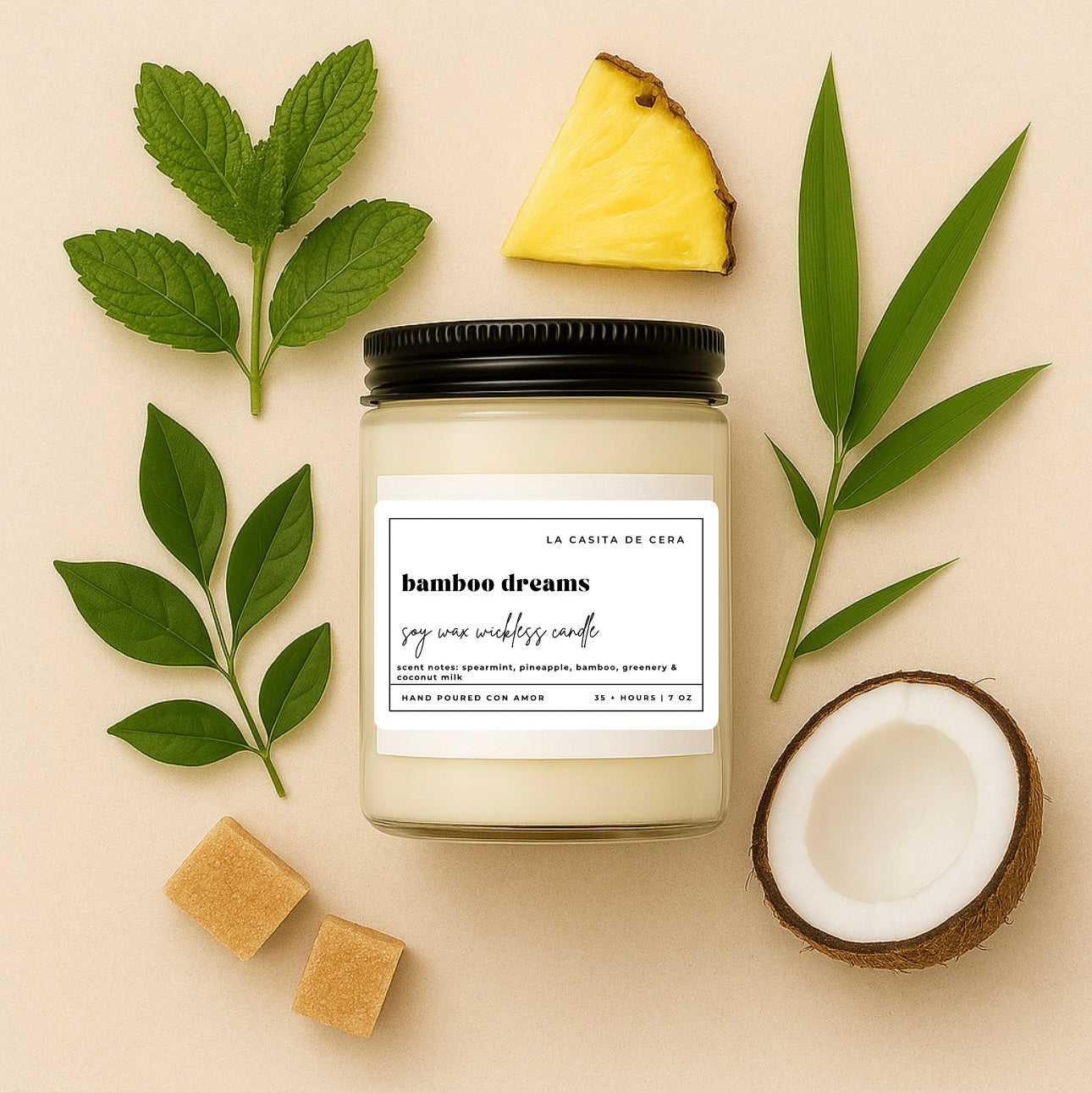 Bamboo Dreams Wick-less Candle