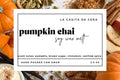 pumpkin chai wax melt