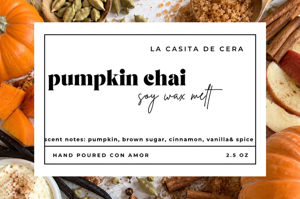 pumpkin chai wax melt