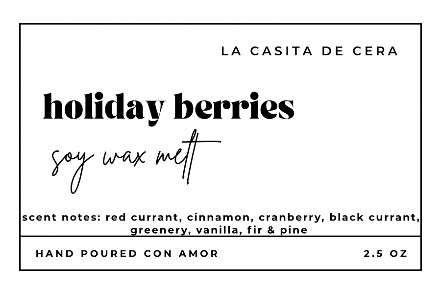 Holiday Berries Wax Melt