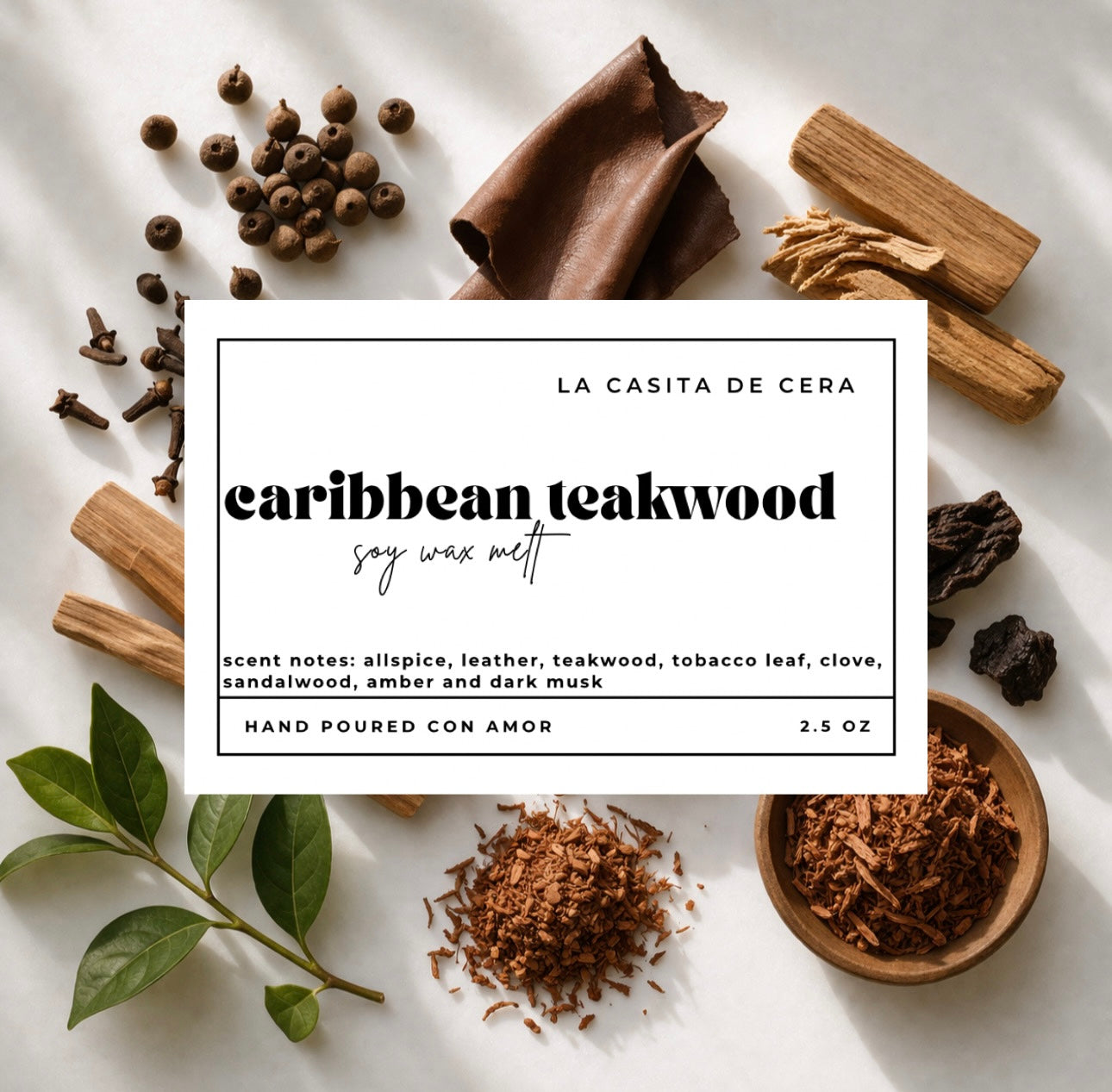Caribbean Teakwood Wax Melt