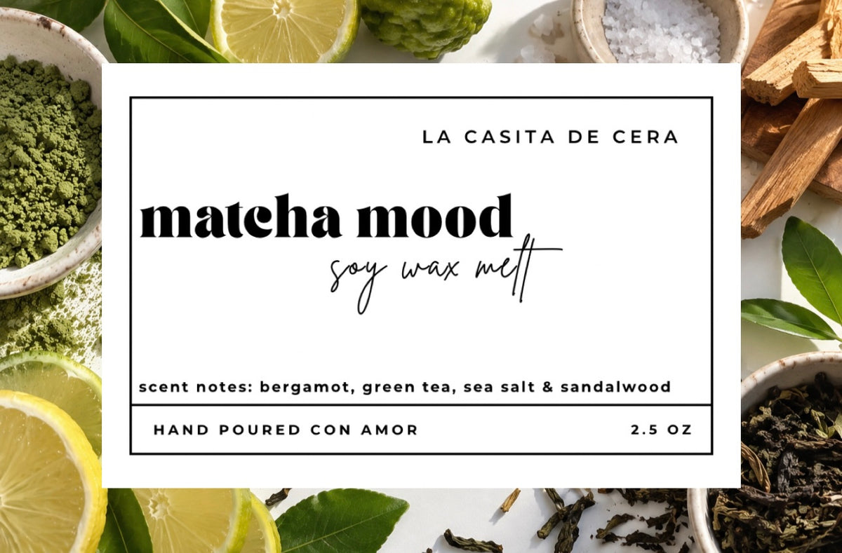 matcha mood wax melt