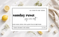Sunday Reset Wax Melt