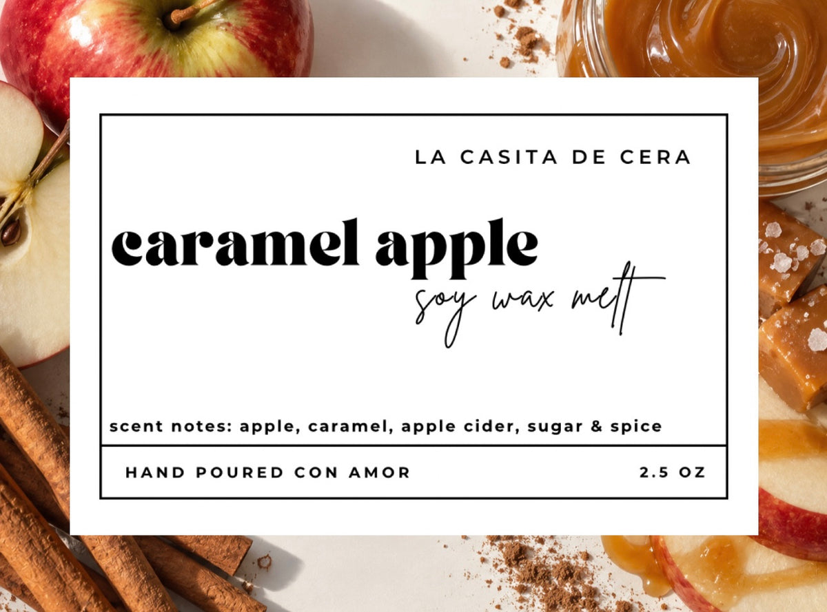 caramel apple wax melt