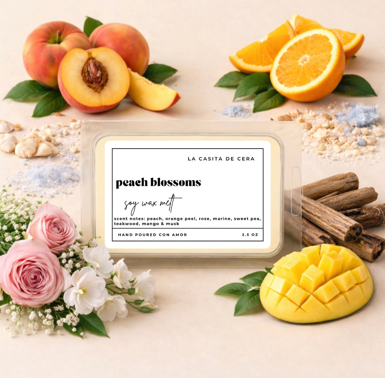 Peach Blossoms Soy Wax Melt