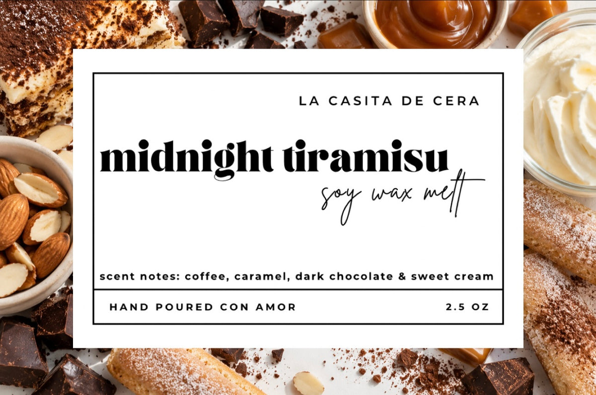 midnight tiramisu wax melt