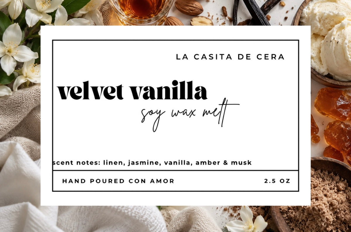 velvet vanilla wax melt