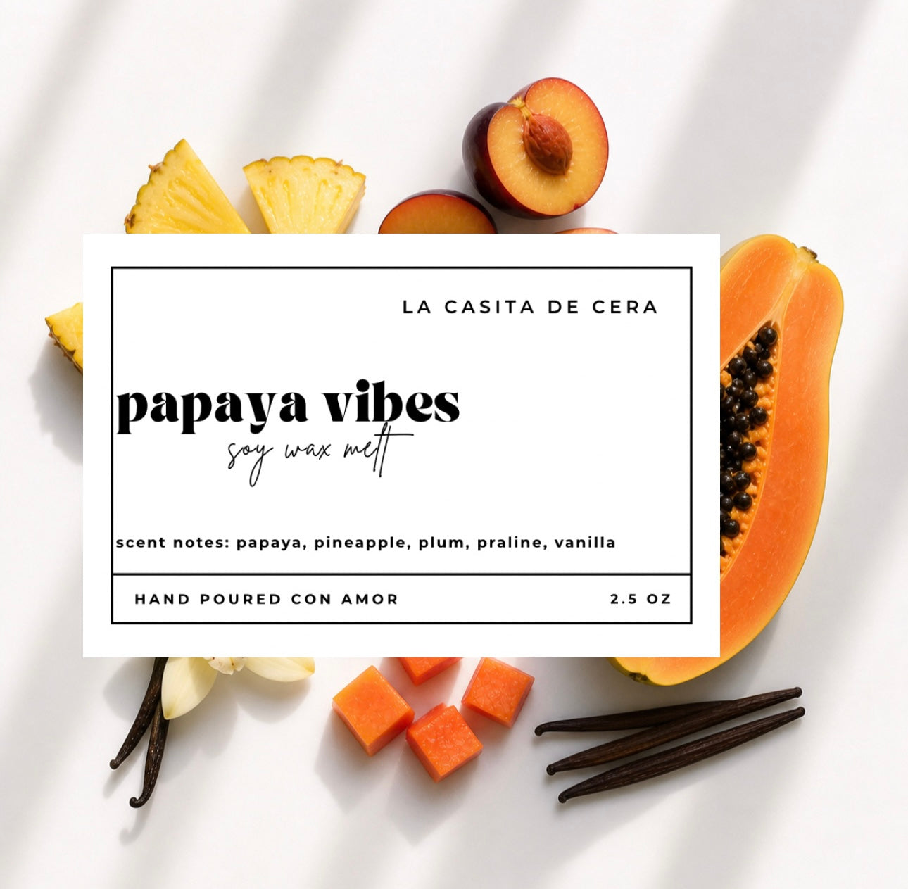 Papaya Vibes Wax Melt