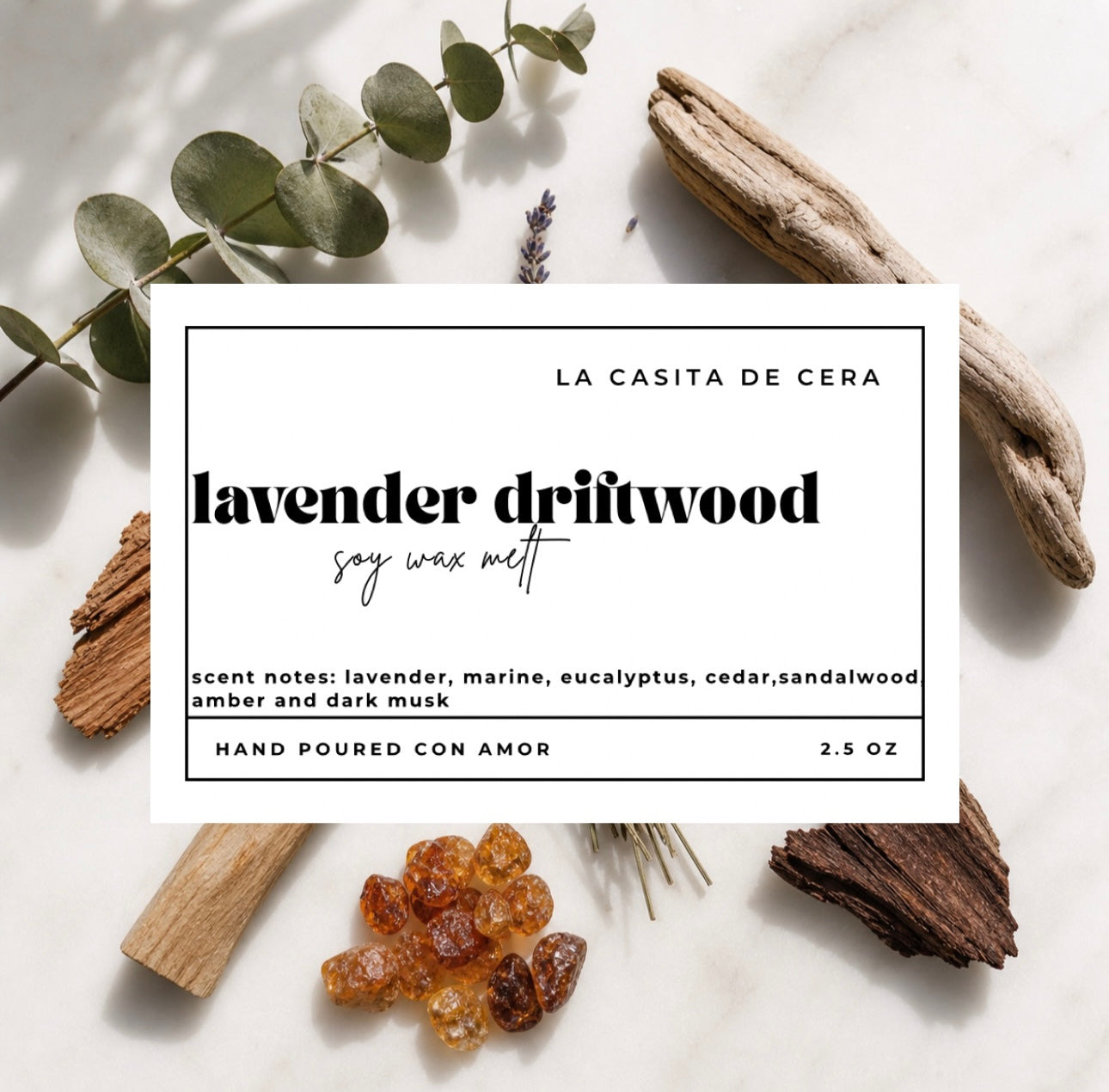 Lavender Driftwood Wax Melt