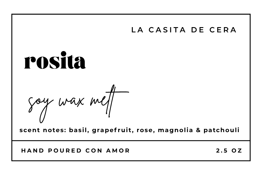 ROSITA Soy Wax Melt