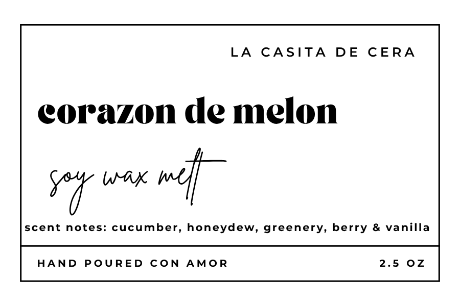 CORAZON DE MELON Soy Wax Melt